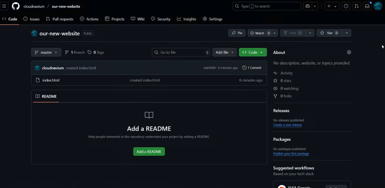New Repo